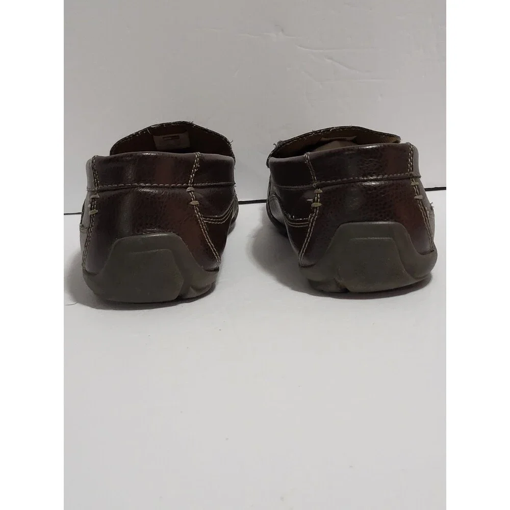 Tommy Hilfiger TMDathan Men’s 10.5 Slip On Driving Shoes Moccasin Brown Leather